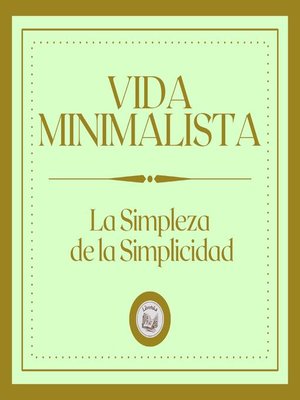 cover image of Vida minimalista